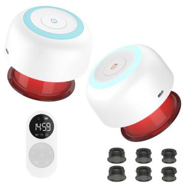 Imagem de Kit de massageador elétrico de terapia com ventosas Wobrikosee, pacote