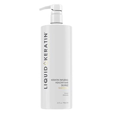 Imagem de Liquid Keratin Shampoo profissional de desfrizz com queratina que infusa, 95 ml
