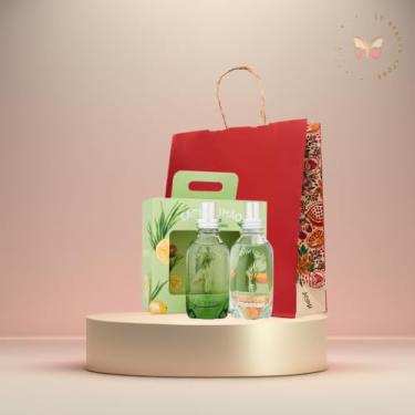 Imagem de Kit Presente Capim-Limão & Mate Loccitane – Duo de Mini Colônias 30ml Cada, Fragrância Cítrica e Refrescante