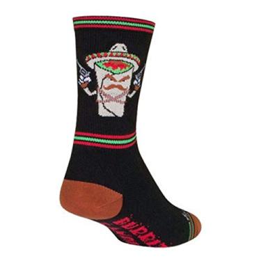 Imagem de Meias Bandido de Ciclismo/Corrida SockGuy Crew 15 cm, Bandito, Large-X-Large