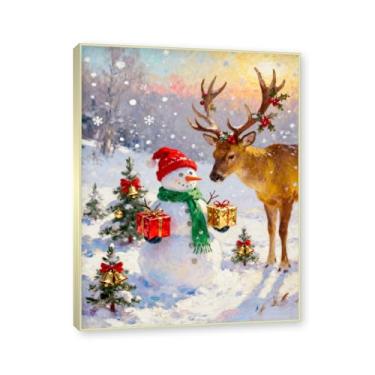 Imagem de Moldura de champanhe. Pôster de Natal de casa de fazenda, impressão de férias de núcleo de inverno, decoração de parede de Natal vintage para decoração de galeria de quarto de casa de fazenda. A08. 40