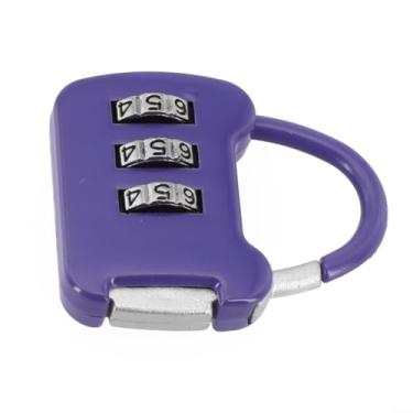 Imagem de Cadeado de senha, trava de senha de estojo de carrinho de armário, trava de trava de mochila, cadeado de combinação para armários e uso ao ar livre