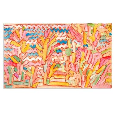 Imagem de Zeichn8u Paul Klee Arte de Parede Colorido Abstrato Pôster Surrealismo Impressão de Arte em Tela por Paul Klee Pintura Pintura Arte Quarto Sala de Estar Escritório Decoração de Parede 80 x 50 cm (78,7