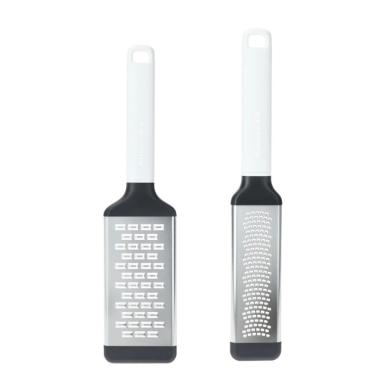 Imagem de Jogo Ralador Fino e Grosso Queijo Raspas Branco KitchenAid