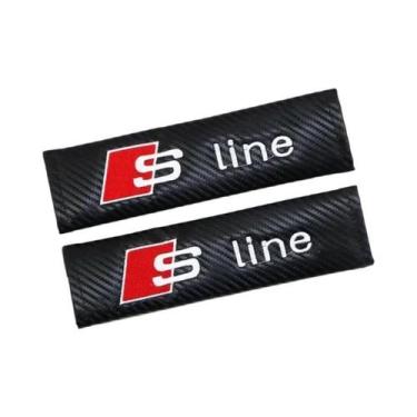Imagem de Capa De Almofada Para Cinto De Segurança Audi 2PCS Para S Line A4 A6 A