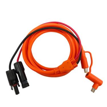 Imagem de THAODE Conector solar para cabo adaptador CC de 8 mm, 12 AWG + fio de cobre estanhado 14 AWG, conector solar para cabo de extensão macho DC7909/8020 compatível com estação de energia portátil