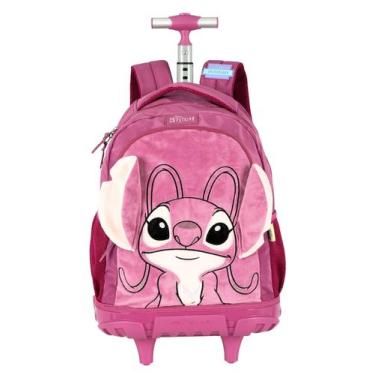 Imagem de Mochila LILO STITCH Costas e Rodas Pelúcua Luxo Original - Luxcel, rox