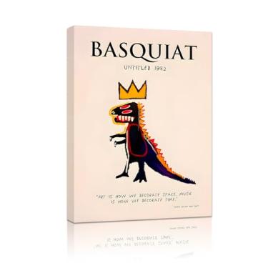 Imagem de Pôster Basquiat, impressões em tela Jean Michel Basquiat 1982, decoração de parede Basquiat, arte basquiat, arte de parede Basquiat, decoração basquiat, arte de parede emoldurada Jean-Michel Basquiat,
