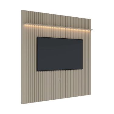 Imagem de Painel Para Tv Ripado Flow 2.2 Led Gianduia - Móveisaqui