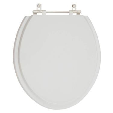 Imagem de Assento Sanitário Poliéster Cinza Claro Para Vaso Fiori