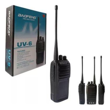 Imagem de Rádio Baofeng Uv-6 Profissional 8w Bateria De Longa Duração