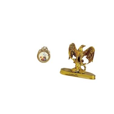 Imagem de Fenteer Moldura de Foto Antiga, Escultura Vintage de Animal, Estátua Redonda Ornamentada em Resina Europeia, Decoração para Casa, Ideias de Presentes de Casam