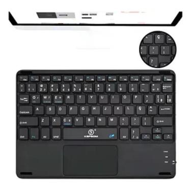 Imagem de Teclado Bluetooth Touchpad Com Ç P/galaxy Tab A8 S7 S6 Lite - Fam