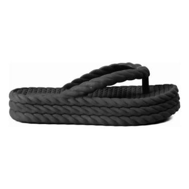 Imagem de Chinelo Nuvem Feminino yvate Plataforma Ortopédico Dedo Leve 2313, Pre