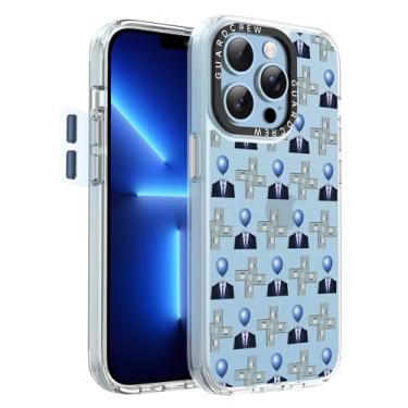 Imagem de GuardCrew Capa para iPhone 13 Pro, [proteção contra quedas de grau militar de 3,8 m à prova de batidas] [antiamarelamento e antidescasca] Capa de telefone fina à prova de choque transparente de TPU