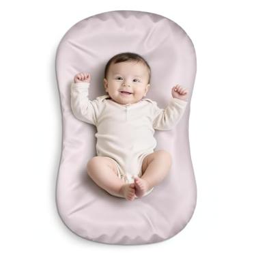 Imagem de Capa impermeável para espreguiçadeiras de bebê, capa de couro vegano ultramacio para espreguiçadeiras e ninhos de bebê para uso diário, capa removível e sem zíper para meninas e meninos (apenas capa)