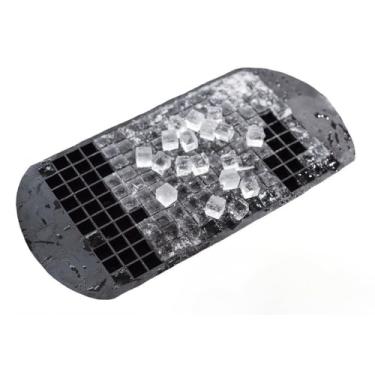 Imagem de Forma de Gelo Silicone 160 Cubos – Kit Multiuso para Bebidas Drink Suco e Água de Coco – Fundo Flexível e Lavável (2 un)