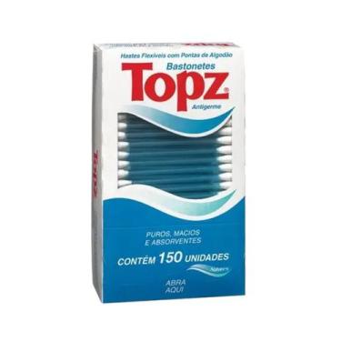 Imagem de Hastes Flexíveis Cotonetes Topz Bastonetes 150 Unidades