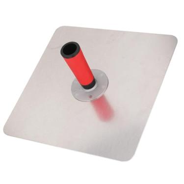 Imagem de Garosa Ferramenta de Gesso para Drywall de Alumínio Com Alça Macia, Suporte Leve para Placa de Argamassa para Cimento de Gesso Drywall, Bandeja de Lama de Canto Redondo, Placa Manual de Espátula