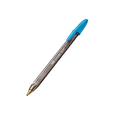 Imagem de Caneta Esferográfica, Bic, Cristal Bold, Fashion, Azul Turquesa, 1.6 mm, Caixa com 12