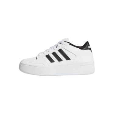 Imagem de adidas Tênis infantil unissex Break Start Bold, Branco/Preto/Branco, 17