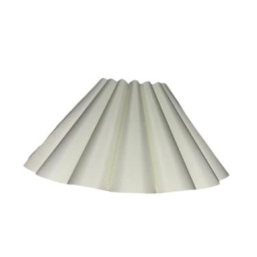 Imagem de IEUDNS Abajur de tecido moderno para luminária de mesa, fácil de montar, ideal para lustres e luminárias de mesa para sala de estar e sala de jantar, Branco