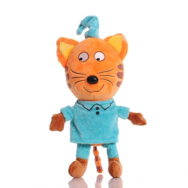 Imagem de Boneca de brinquedo de pelúcia Calicos Cat Blue 20 cm em algodão e pelúcia