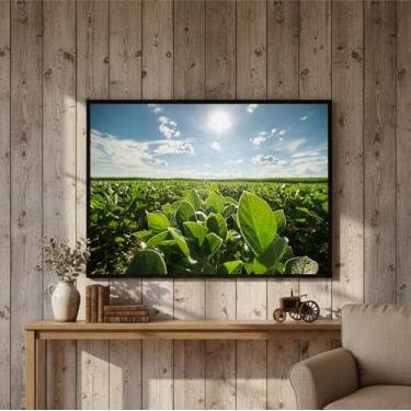 Imagem de Quadro Decorativo Grande Agro Plantação Sala Escritório 100x70 (03)