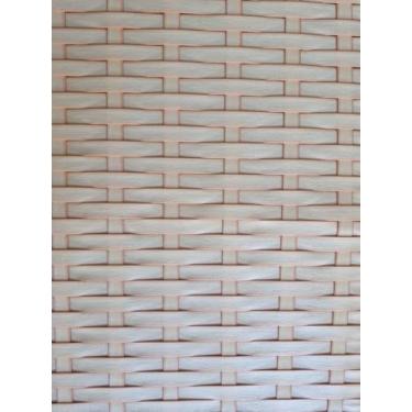 Imagem de Cesto de Roupa de Fibra Sintética Versátil e Decorativo, 40x40x70 cm (VIME)