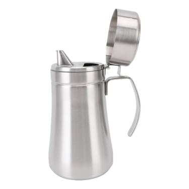 Imagem de Fabater Material Seguro da Garrafa do Distribuidor do Azeite à Prova de Vazamento de Aço Inoxidável para a Cozinha que Cozinha o Bbq (500ML)