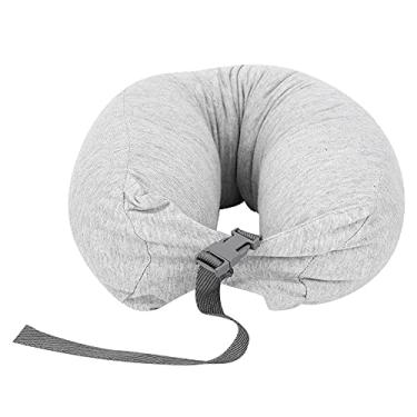 Imagem de Travesseiro de viagem em formato de U Soft Confortável, quente, multifuncional, suporte para pescoço, proteção para coluna cervical, cochilo, travesseiro para dormir para