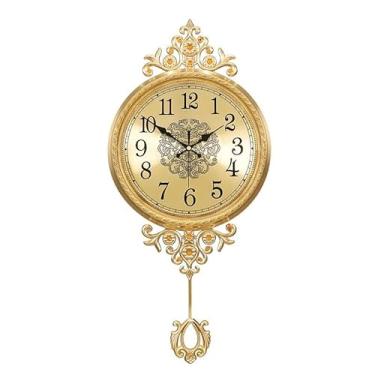 Imagem de hezhuhe2258 Relógio de parede, sala de estar, casa, moderno, atmosférico, para decoração de casa