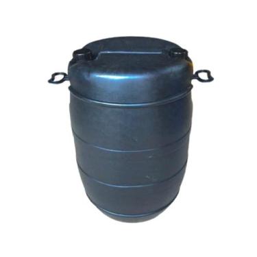 Imagem de Bombona 100L Tampa Fixa Preta - O.P