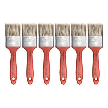 Imagem de Pincel Trincha Gris 2 Polegadas Multiuso Kit 6 Unidades - Roma