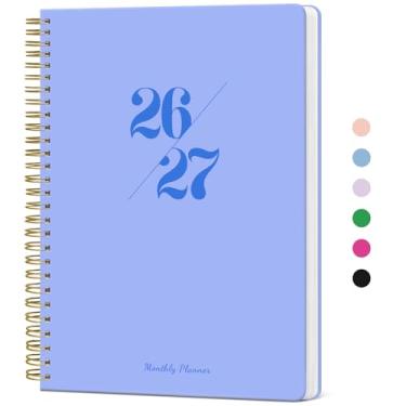 Imagem de Agenda mensal 2026-2027, agenda de 2 meses 2026-2027, funciona de janeiro de 2026 a dezembro de 2027, 17,8 x 25,4 cm, 24 meses, perfeita para planejamento de casa e escritório escolar - lavanda