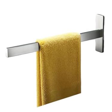 Imagem de Toalheiro multifuncional de aço inoxidável organizador de armazenamento de banheiro rack de armário de cozinha design econômico fácil de instalar adequado para uso doméstico e hotel mantenha suas