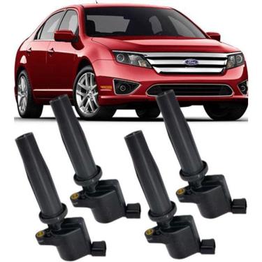 Imagem de Kit 4 Bobina Ignição Fusion 2.5 16V Sel