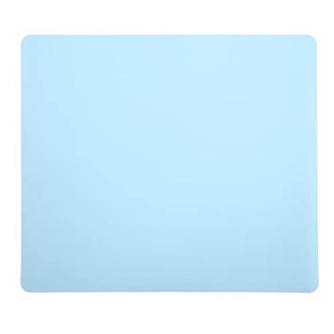 Imagem de Tapete artesanal de silicone Ainoli, durável, antiderrapante, resistente ao calor, lavável, flexível, amplamente utilizado, tapete de silicone para cozinha DIY (Azul)