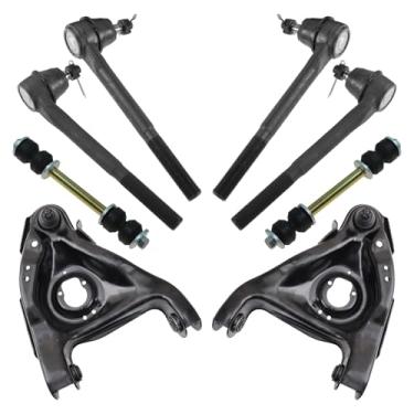 Imagem de TRQ Kit de direção dianteira e suspensão compatível com Chevrolet Blazer 1996-2005 1996-2003 S10 1996-2001 GMC Jimmy Sonoma 1996-2000 Isuzu Hombre
