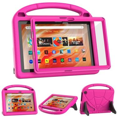Imagem de Capa para tablet de 10,1 polegadas com protetor de tela, não adequada para tablets Sony iPad de 10,1 polegadas - Capa leve Patamiyar com suporte - rosa bebê