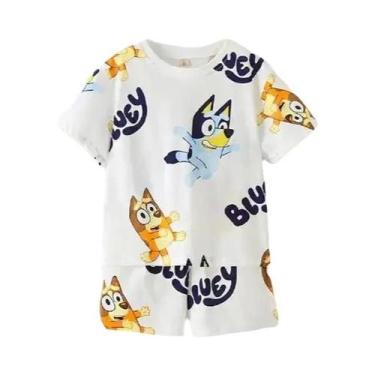 Imagem de Conjunto De Roupas De Verão Para Crianças Menino Menina Camiseta De De