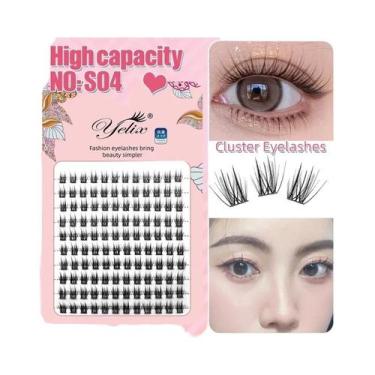 Imagem de Cílios Postiços Para Cosplay De Anime Yelix 160 Grupos, Cílios Falsos 