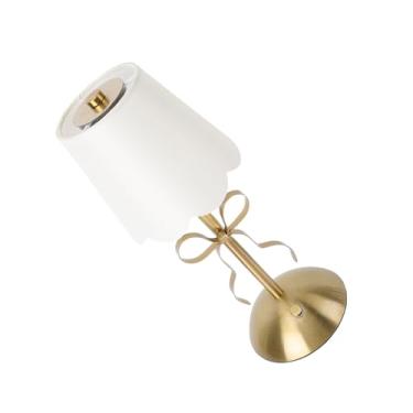 Imagem de Zerodis Abajur de Mesa Em Abajur de Mesa Recarregável de Metal Sem Fio Com Controle de Toque para Quarto, Sala de Estar, área de Jantar de Em, Decorativo Fofo Sem Fio