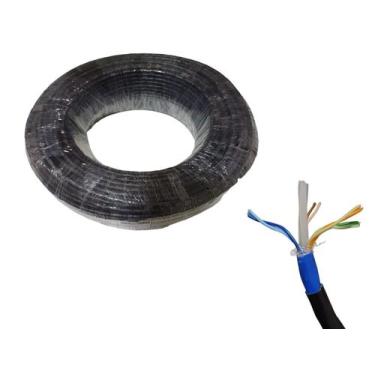 Imagem de Cabo Lan 4x23 Cat.6 F/utp Ext Blindado Rolo 100m 100% Cobre - CABOMIX