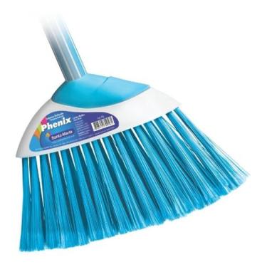 Imagem de Kit 2 Un Vassoura Multiuso Cerdas Medias Phenix Lavar Varrer - Santa M