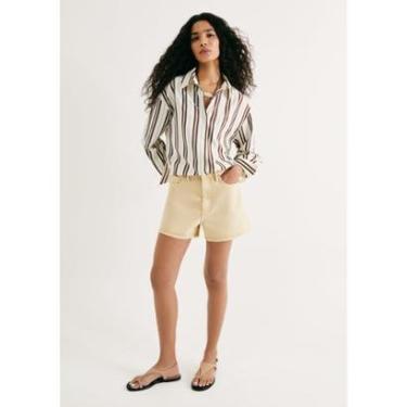 Imagem de Shorts Feminino Cintura Média Em Sarja-Feminino