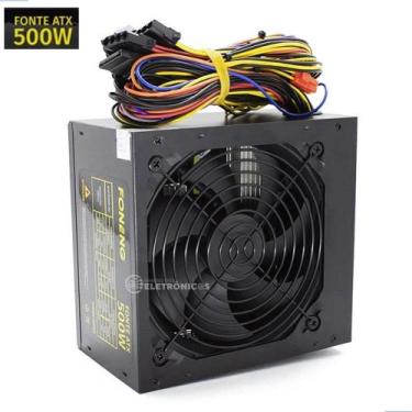 Imagem de Fonte ATX 500W Potência e Silêncio Para Seu PC HDW0002 - PDE