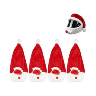 Imagem de Capa De Capacete De Natal Do Papai Noel Para Capacete De Motocicleta, 