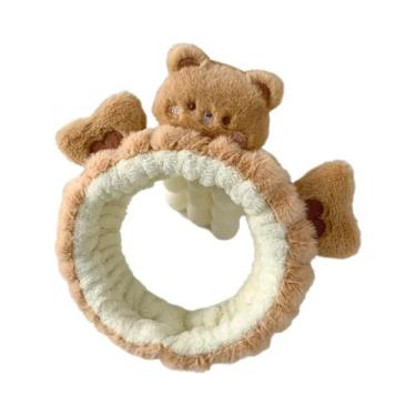 Imagem de Faixa De Cabelo Fofa Com Urso Coração E Pintinho Amarelo, Faixa Especi