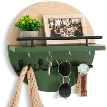 Imagem de Llavero Decorativo de Pared con Estante y Ganchos dreampossible